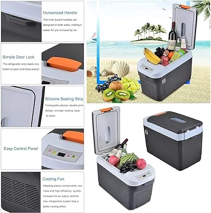 Mini frigider auto 25L, 12V DC / 220V AC - imagine 5