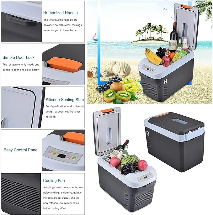 Mini frigider auto 25L, 12V DC / 220V AC - imagine 6