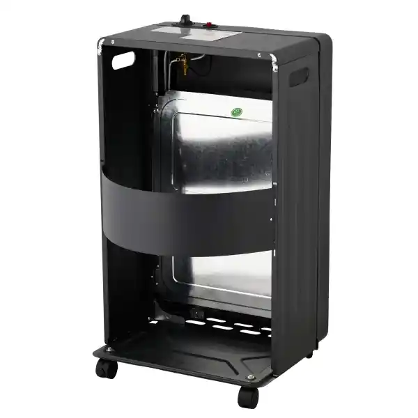 Soba pe gaz GPL, aprindere piezo-electrica, 4200W, roti, Negru - imagine 4