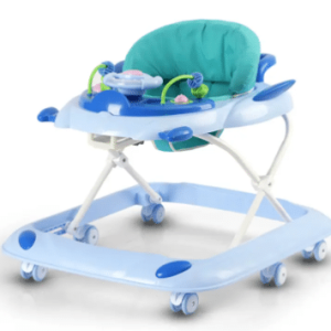 Premergator,6 luni+, scaun reglabil little bird albastru 6 rotii