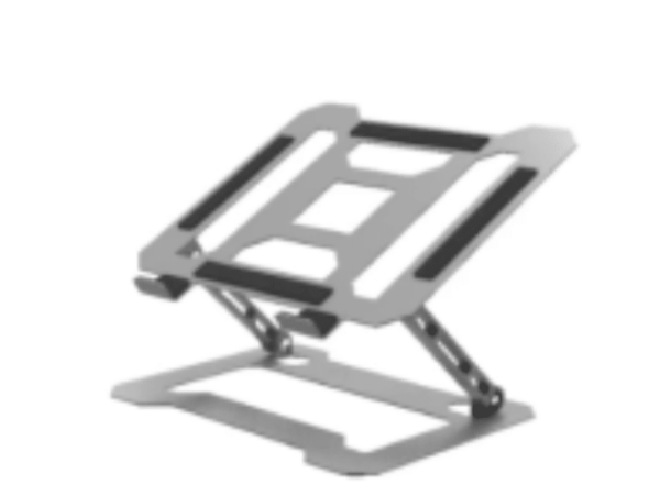 Suport Laptop Ergonomic din Aluminiu, 11-17.3”, Pliabil, Gri Argintiu – 20KG Capacitate