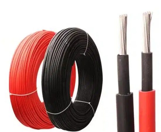 Cablu solar 1mx6mm sectiune, culoare negru