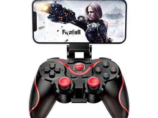 Wireless Controller, Conexiune Bluetooth, Cu Suport Reglabil Pentru Tableta Sau Telefon, Compatibilitate Multipla