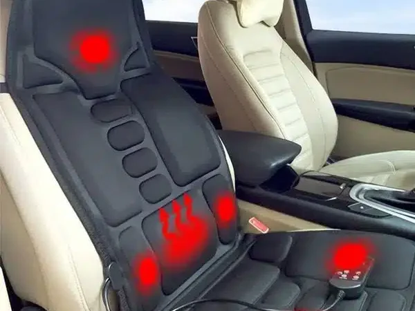Husa masaj cu incalzire pentru scaun auto