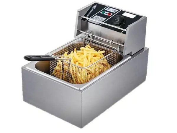 Friteuza Electrica din Inox Putere 2500W Uz Profesional sau Personal