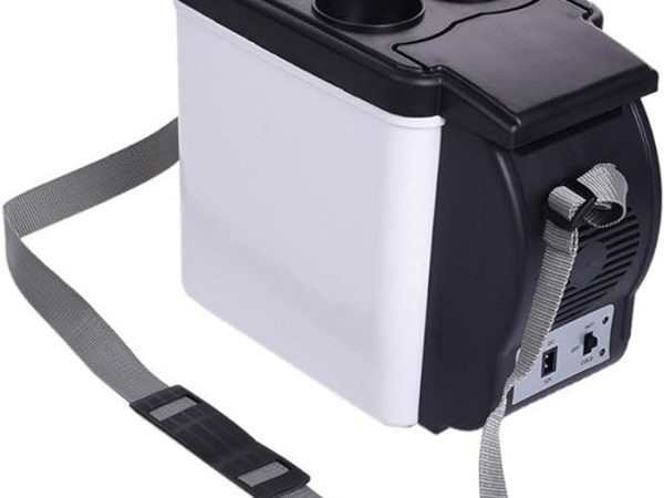Frigider auto, 6L 12V Mini Frigider electric Încălzitor Frigider portabil Frigider pentru călătorii, camping, picnic