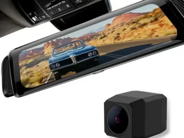 CAMERA AUTO VIDEO PREMIUM TIP OGLINDA DUBLA FULL HD, ECRAN TOUCHSCREEN 10” 12MP UNGHI 170 GRADE