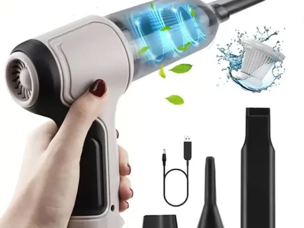 Mini aspirator auto portabil 3-în-1