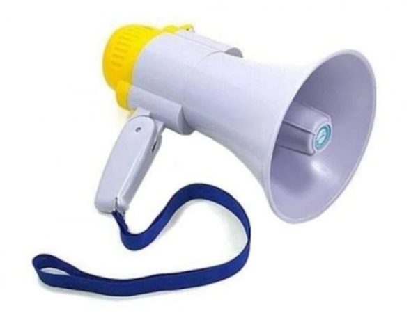 Megafon portavoce cu înregistrare HQ 108 curea de prindere