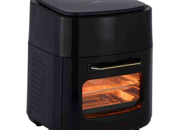 Friteuză cu Aer Cald Digitală 15L, 1400W – AirFryer Profesională cu 10 Programe, Panou LED, Tehnologie de Gătit Fără Ulei