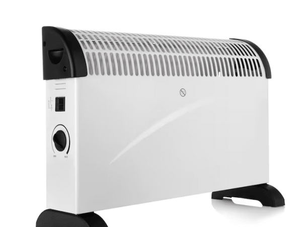 Incalzator electric, 2000W, 3 trepte de putere, termostat, 340x140x570 mm, alb