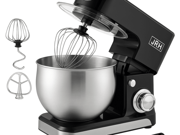 Mixer de Inalta Performanta: Putere de 1300W, Bol din Inox de 5L, 6 Trepte de Viteza cu Functie Pulse.