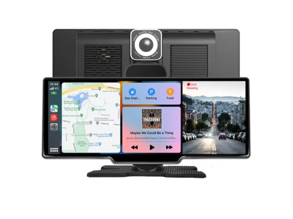 Navigație Auto Universală 10.26″ Touchscreen, Wireless CarPlay/Android Auto, Cameră 4K