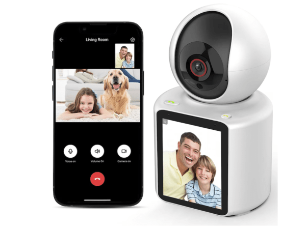 Camera video AI 360°, bidirectionala, monitorizare bebelusi sau varstnici, cu senzor detectare plans si miscare, infrarosu pentru vizionare nocturna, apel de la distanta, conectare WI-FI, control prin aplicatie, inregistrare 24h