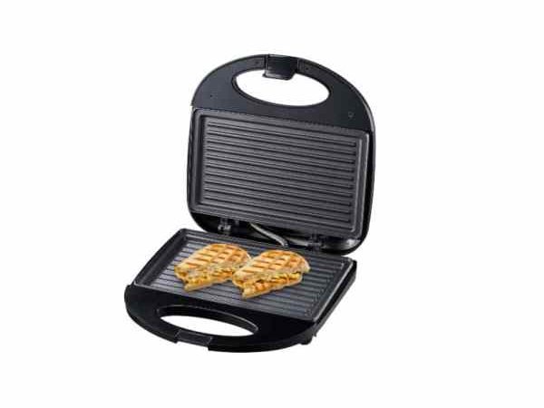 Sandwich maker, placi antiaderente, inox, 750W