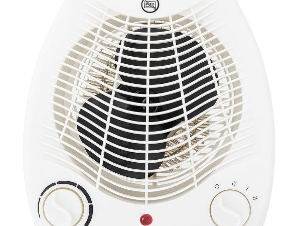 Aeroterma electrica 2000W cu termostat si ventilație aer rece, protectie la supraincalzire