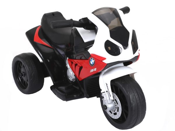 Tricicletă electrică pentru copii BMW S 1000 RR, cu baterii, 3 roți, licențiată, 1x motor, Baterie de 6 V