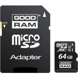 Card de Memorie MicroSDXC, 64GB, Adaptor SD, Class 10