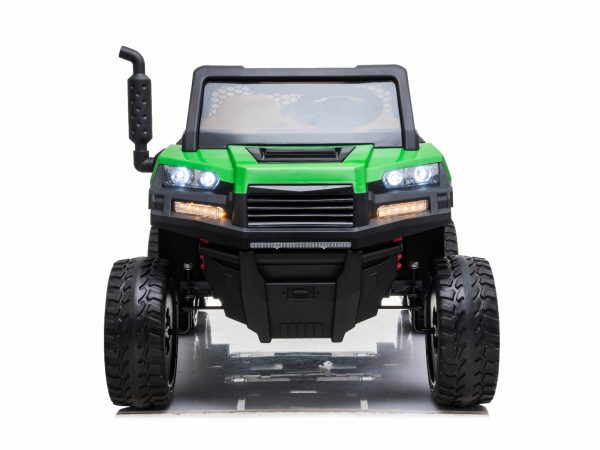 Mașină electrică copii FARM RIDER 6X6 cu tracțiune pe 4 roți, baterie 2x12V, roți EVA, suspensii, telecomandă 2,4 GHz, 2 locuri, MP3 player cu intrare USB / SD, Bluetooth
