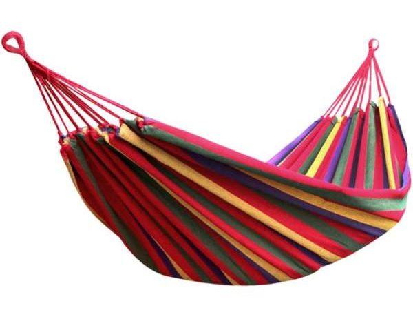 Hamac pentru o persona , 80x200cm greutate maxima 120kg , multicolor