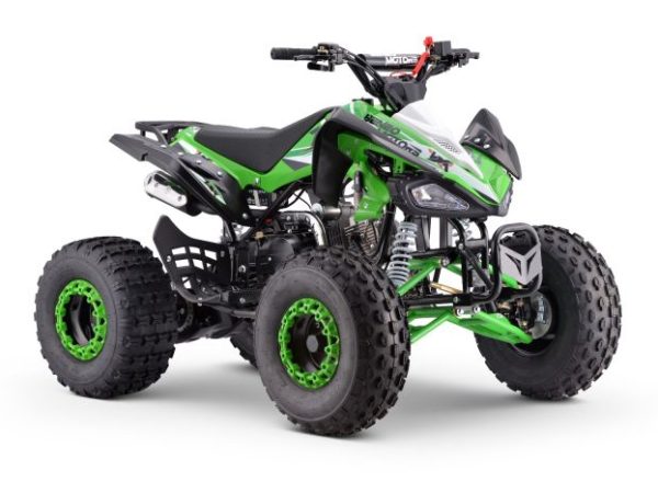 Quad pe benzină pentru copii ZXT verde - 125cmc
