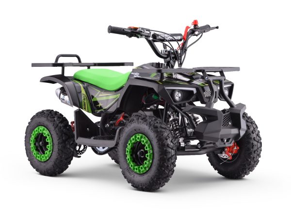 Quad pe benzină pentru copii Explorer verde - 50cmc