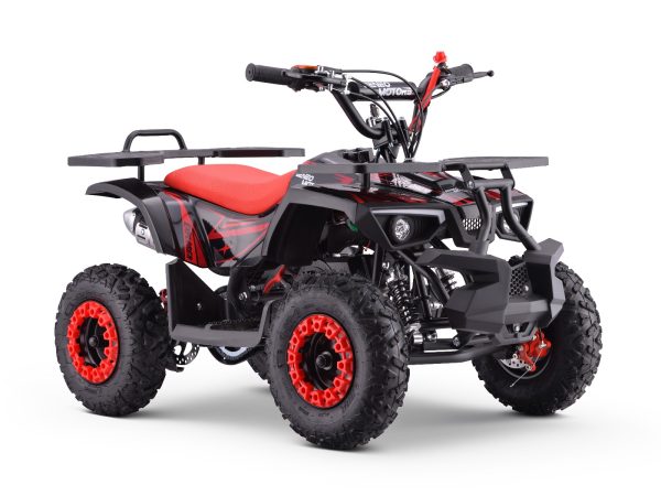 Quad pe benzină pentru copii Explorer roșu - 50cmc