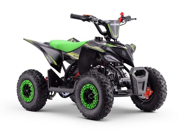 Quad pe benzină pentru copii Adventure verde - 50cmc