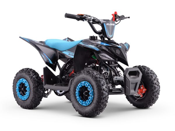 Quad pe benzină pentru copii Adventure albastru - 50cmc
