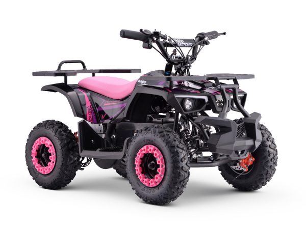 Quad electric pentru copii Veloci roz - 800W