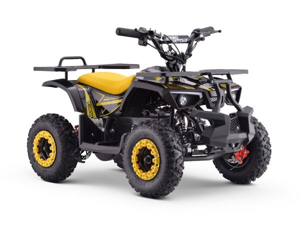 Quad electric pentru copii Veloci galben - 800W