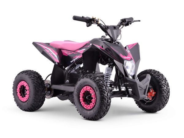 Quad electric pentru copii SPIDER roz - 1000W