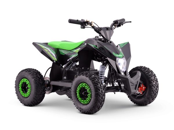 Quad electric pentru copii SPIDER verde - 1000W