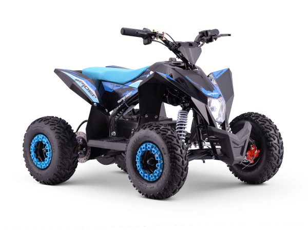 Quad electric pentru copii SPIDER albastru - 1000W