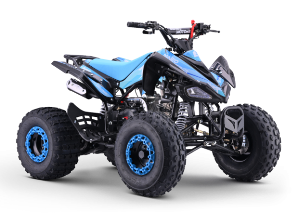 Quad pe benzină pentru copii ZXT albastru – 125cmc