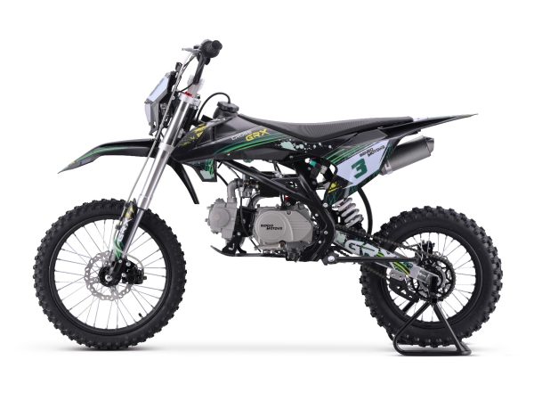 Motocross pe benzină pentru adolescenți și adulți Cross GRX verde - 125cm3