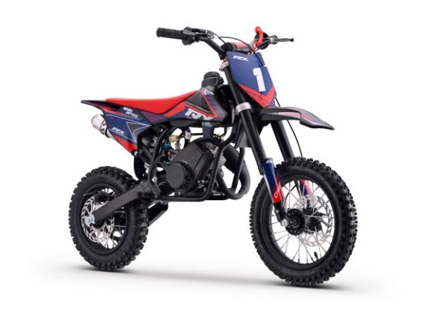 Motocross pe benzină pentru copii Cross TRX roșu – 60cm3
