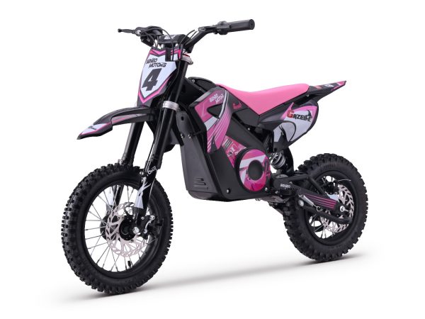 Motocross electric pentru copii Gazelle Roz - 1000W