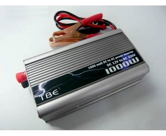 Invertor auto, 1000 W, 1 x ventilator, LED