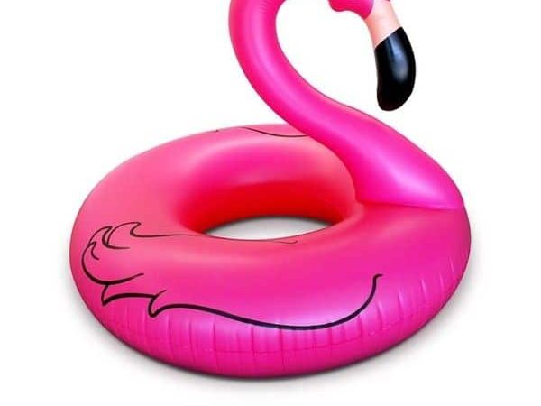 Saltea gonflabila (colac) model Flamingo 82 cm