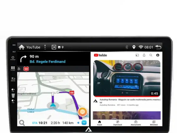 Navigatie All-in-one Universala, Android 10, P-Quadcore / 2GB RAM + 32GB ROM, 9 Inch – AD-BGP10002