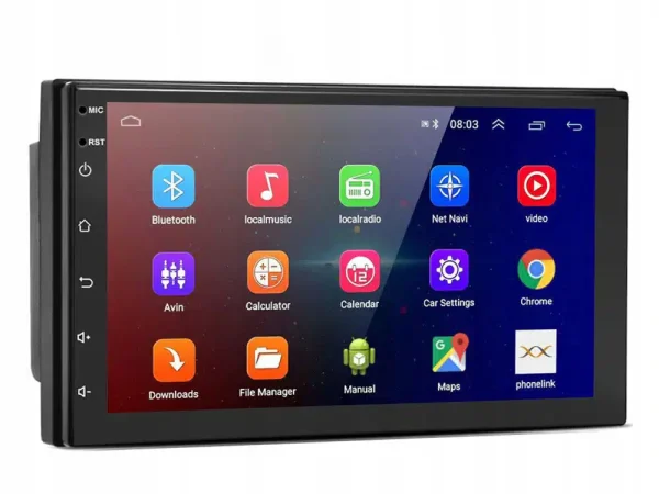 Player auto Android 13.0, 2DiN, Radio, Navigatie, GPS, Ecran 7”, Bluetooth, Touchscreen, mirror link ios android