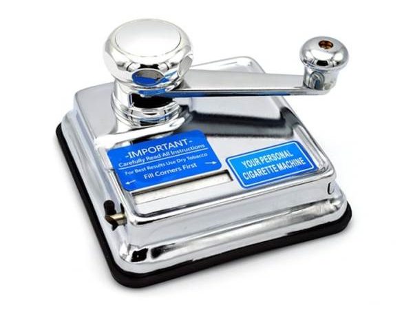 Aparat pentru injectat tutun cu manivela, inox