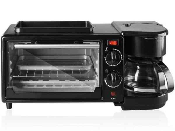 Statie de mic dejun multifuntionala, cuptor si cafetiera