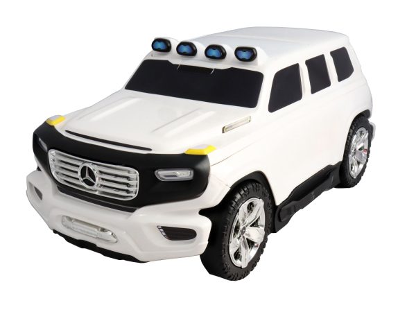 Troler tip Mașinuță pentru copii Mercedes-Benz Ener-G-Force alb