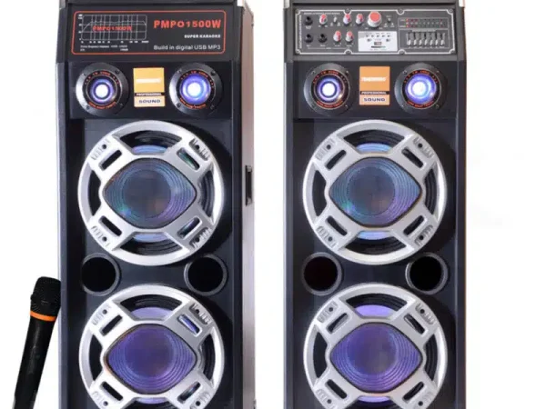 Set Boxe Bluetooth Active Professioale, 800W, Microfon Egalizator 5 benzi