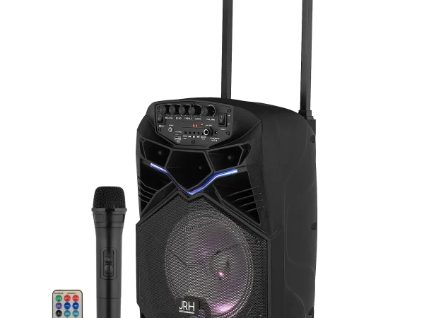 Boxa tip troler A85, 300 W, USB, Microfon wireless Telecomanda