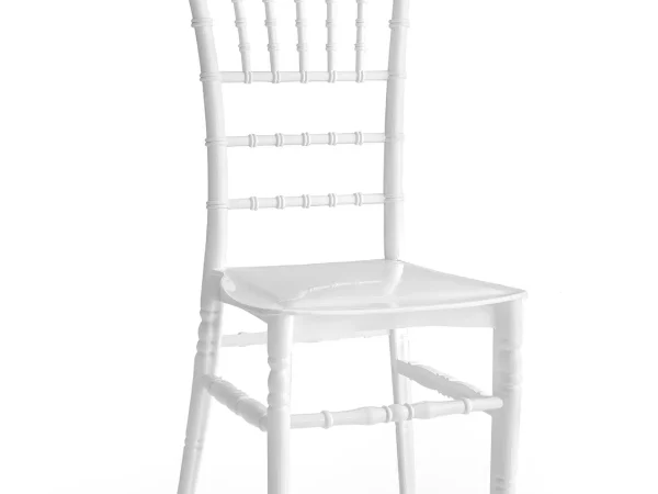 Scaun nunta Chiavari model Tiffany Alb