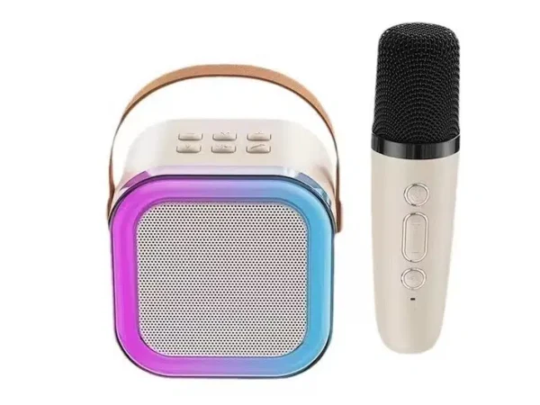 Boxă Cu Microfon Smart – Bluetooth, Karaoke, Compatibilă iOS/Android, Sunet Premium