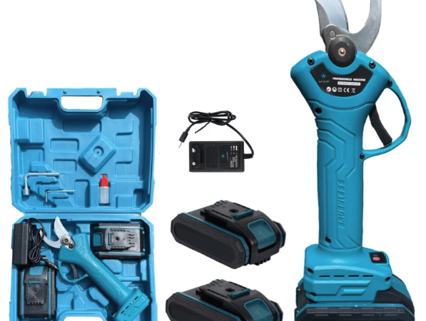 Foarfeca vita de vie si crengi , 2 acumulatori 21V 5Ah, albastru